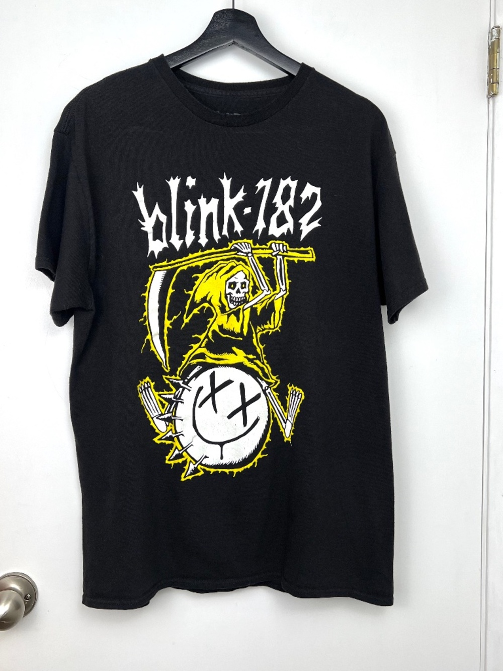 Blink 182 Tour 2023/24 Band Merch Graphic T Shirt L Black Multi Rock Pop Music